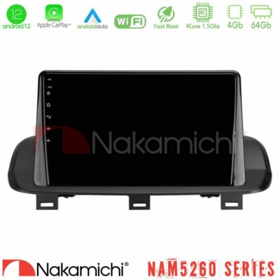 VL Garage - Nakamichi NAM5260 Series 4Core Android12 4+64GB Nissan Qashqai J12 & X-Trail T33 Navigation Multimedia Tablet 10" Με Carplay & Android Auto - VL-U-N44-NS2114