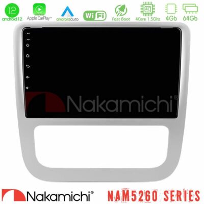 VL Garage - Nakamichi NAM5260 Series 4Core Android12 4+64GB VW Scirocco / Eos Navigation Multimedia Tablet 9" Με Carplay & Android Auto - VL-U-N44-VW0084