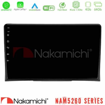 VL Garage - Nakamichi NAM5260 Series 4Core Android12 4+64GB VW Transporter 2003-2015 Navigation Multimedia Tablet 9" Με Carplay & Android Auto - VL-U-N44-VW0497