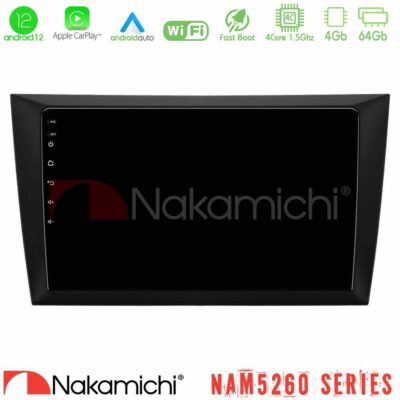 VL Garage - Nakamichi NAM5260 Series 4Core Android12 4+64GB Vw Golf 6 Navigation Multimedia Tablet 9" Με Carplay & Android Auto - VL-U-N44-VW0999