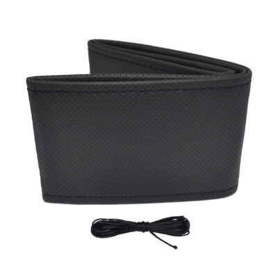 VL Garage - ΚΑΛΥΜΜΑ ΤΙΜΟΝΙΟΥ ΑΥΤΟΚΙΝΗΤΟΥ ΡΑΦΤΟ 38-39cm ΑΠΟ ΔΙΑΤΡΗΤΟ ΑΟΣΜΟ ΤΕΧΝΟΔΕΡΜΑ ΜΑΥΡΟ AMIO - 1 ΤΕΜ. - VL-OTDK201