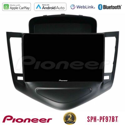 VL Garage - Pioneer SPH-PF97BT Series Chevrolet Cruze 2009-2012 Multimedia Station 9" (Tablet Style) Με Carplay & Android Auto (Μαύρο) - VL-U-SPH-CV0045