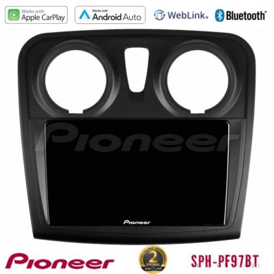 VL Garage - Pioneer SPH-PF97BT Series Dacia Sandero/Dokker 2014-2020 Multimedia Station 9" (Tablet Style) Με Carplay & Android Auto - VL-U-SPH-DC0621