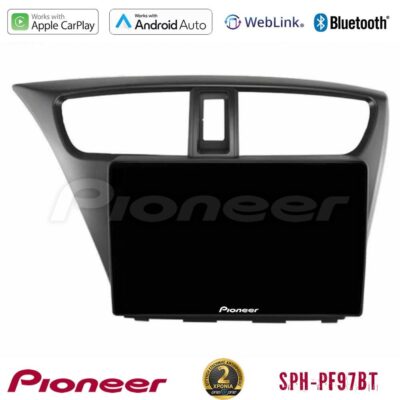VL Garage - Pioneer SPH-PF97BT Series Honda Civic Hatchback 2012-2015 Multimedia Station 9" (Tablet Style) Με Carplay & Android Auto - VL-U-SPH-HD0941