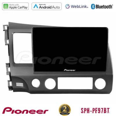 VL Garage - Pioneer SPH-PF97BT Series Honda Civic 2006-2011 Multimedia Station 9" (Tablet Style) Με Carplay & Android Auto - VL-U-SPH-HD0242