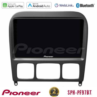 VL Garage - Pioneer SPH-PF97BT Series Mercedes S Class 1999-2004 (W220) Multimedia Station 9" (Tablet Style) Με Carplay & Android Auto - VL-U-SPH-MB0765B