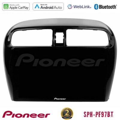 VL Garage - Pioneer SPH-PF97BT Series Mitsubishi Space Star 2013-2016 Multimedia Station 9" (Tablet Style) Με Carplay & Android Auto - VL-U-SPH-MT0602