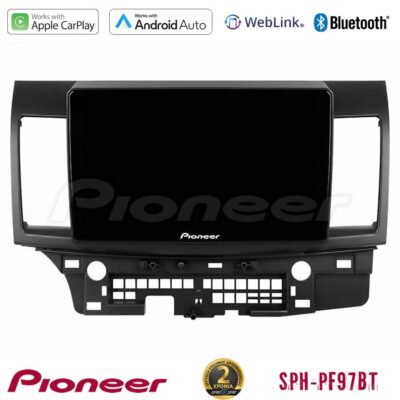 VL Garage - Pioneer SPH-PF97BT Series Mitsubishi Lancer 2008 – 2015 Multimedia Station 9" (Tablet Style) Με Carplay & Android Auto - VL-U-SPH-MT232