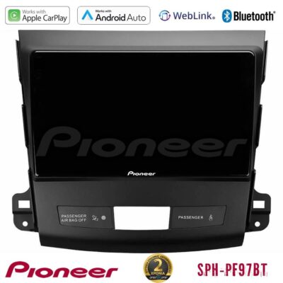 VL Garage - Pioneer SPH-PF97BT Series Mitsubishi Outlander/Citroen C-Crosser/Peugeot 4007 Multimedia Station 9" (Tablet Style) Με Carplay & Android Auto - VL-U-SPH-MT662