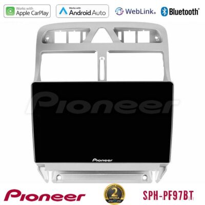 VL Garage - Pioneer SPH-PF97BT Series Peugeot 307 2002-2008 Multimedia Station 9" (Tablet Style) Με Carplay & Android Auto - VL-U-SPH-PG0655