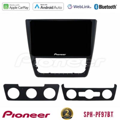 VL Garage - Pioneer SPH-PF97BT Series Skoda Yeti 2009-> Multimedia Station 9" (Tablet Style) Με Carplay & Android Auto - VL-U-SPH-SK0151