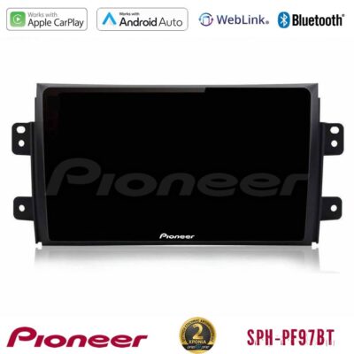VL Garage - Pioneer SPH-PF97BT Series Suzuki SX4 2006-2014 Fiat Sedici 2006-2014 Multimedia Station 9" (Tablet Style) Με Carplay & Android Auto - VL-U-SPH-SZ0649