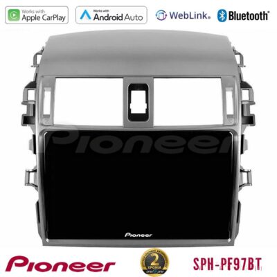 VL Garage - Pioneer SPH-PF97BT Series Toyota Corolla 2008-2010 Multimedia Station 9" (Tablet Style) Με Carplay & Android Auto - VL-U-SPH-TY0144