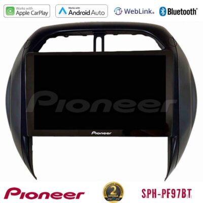 VL Garage - Pioneer SPH-PF97BT Series Toyota RAV4 2001-2005 (Auto A/C) Multimedia Station 9" (Tablet Style) Με Carplay & Android Auto - VL-U-SPH-TY1315