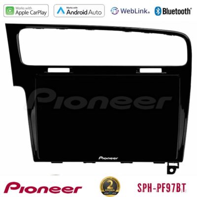 VL Garage - Pioneer SPH-PF97BT Series VW GOLF 7 Multimedia Station 9" (Tablet Style) Με Carplay & Android Auto - VL-U-SPH-VW0003PB