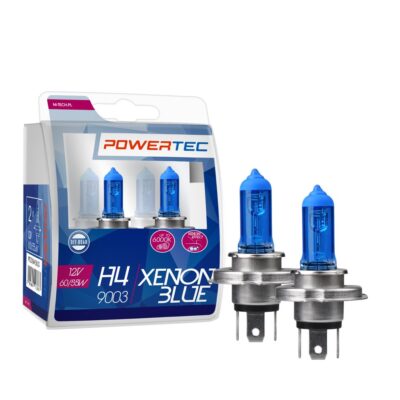 VL Garage - H4 12V 60/55W P43t 5.000K POWERTEC XENON BLUE M-TECH - 2ΤΕΜ. - VL-PTZXB4-DUO