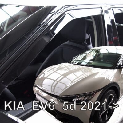 VL Garage - ΑΝΕΜΟΘΡΑΥΣΤΕΣ ΓΙΑ KIA EV6 5D 2021+ ΣΕΤ ΑΥΤΟΚΙΝΗΤΟΥ ΑΠΟ ΕΥΚΑΜΠΤΟ ΦΙΜΕ ΠΛΑΣΤΙΚΟ HEKO - 4 ΤΕΜ. - VL-20196