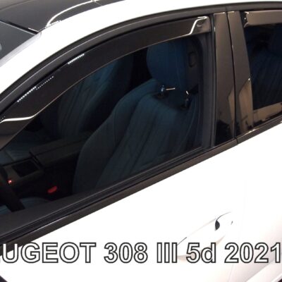 VL Garage - ΑΝΕΜΟΘΡΑΥΣΤΕΣ ΓΙΑ PEUGEOT 308 5D 2021+ ΣΕΤ ΑΥΤΟΚΙΝΗΤΟΥ ΑΠΟ ΕΥΚΑΜΠΤΟ ΦΙΜΕ ΠΛΑΣΤΙΚΟ HEKO - 4 ΤΕΜ. - VL-26165