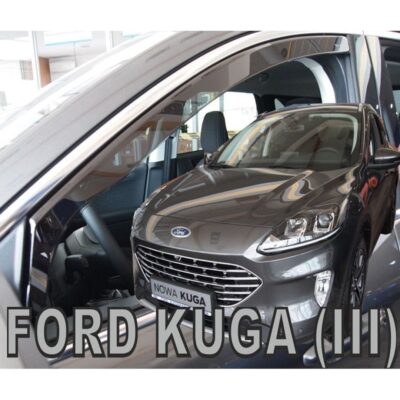 VL Garage - ΑΝΕΜΟΘΡΑΥΣΤΕΣ ΓΙΑ FORD KUGA 5D 2019+ ΖΕΥΓΑΡΙ ΑΠΟ ΕΥΚΑΜΠΤΟ ΦΙΜΕ ΠΛΑΣΤΙΚΟ HEKO - 2 ΤΕΜ. - VL-15332