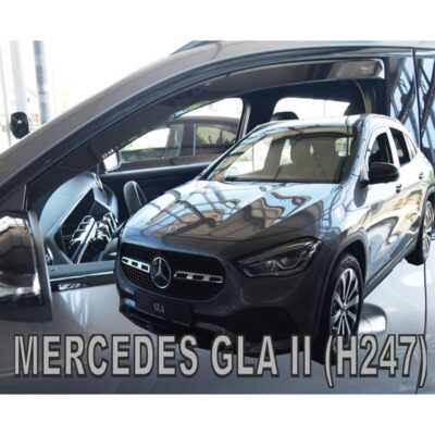 VL Garage - ΑΝΕΜΟΘΡΑΥΣΤΕΣ ΓΙΑ MERCEDES GLA H247 5D 2020+ ΖΕΥΓΑΡΙ ΑΠΟ ΕΥΚΑΜΠΤΟ ΦΙΜΕ ΠΛΑΣΤΙΚΟ HEKO - 2 ΤΕΜ. - VL-23619