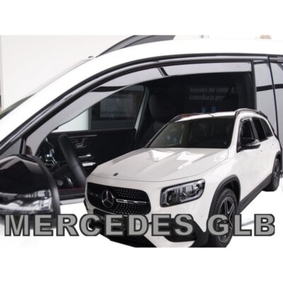 VL Garage - ΑΝΕΜΟΘΡΑΥΣΤΕΣ ΓΙΑ MERCEDES GLB X247 5D 2019+ ΖΕΥΓΑΡΙ ΑΠΟ ΕΥΚΑΜΠΤΟ ΦΙΜΕ ΠΛΑΣΤΙΚΟ HEKO - 2 ΤΕΜ. - VL-23621