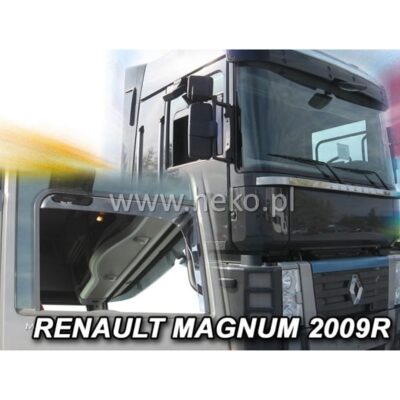 VL Garage - ΑΝΕΜΟΘΡΑΥΣΤΕΣ ΓΙΑ RENAULT MAGNUM - MAGNUM 2 ΜΕ ΦΙΝΙΣΤΡΙΝΙ 2009+ ΖΕΥΓΑΡΙ ΑΠΟ ΕΥΚΑΜΠΤΟ ΦΙΜΕ ΠΛΑΣΤΙΚΟ HEKO - 2 ΤΕΜ. - VL-27102