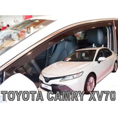 VL Garage - ΑΝΕΜΟΘΡΑΥΣΤΕΣ ΓΙΑ TOYOTA CAMRY XV70 4D 2018+ ΖΕΥΓΑΡΙ ΑΠΟ ΕΥΚΑΜΠΤΟ ΦΙΜΕ ΠΛΑΣΤΙΚΟ HEKO - 2 ΤΕΜ. - VL-29663