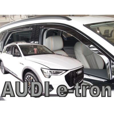 VL Garage - ΑΝΕΜΟΘΡΑΥΣΤΕΣ ΓΙΑ AUDI E-TRON 5D 2018+ ΣΕΤ ΑΥΤΟΚΙΝΗΤΟΥ ΑΠΟ ΕΥΚΑΜΠΤΟ ΦΙΜΕ ΠΛΑΣΤΙΚΟ HEKO - 4 ΤΕΜ. - VL-10270