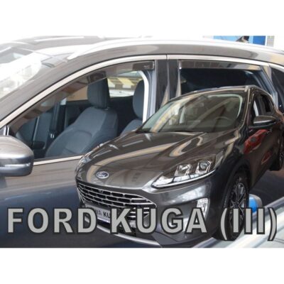 VL Garage - ΑΝΕΜΟΘΡΑΥΣΤΕΣ ΓΙΑ FORD KUGA 5D 2019+ ΣΕΤ ΑΥΤΟΚΙΝΗΤΟΥ ΑΠΟ ΕΥΚΑΜΠΤΟ ΦΙΜΕ ΠΛΑΣΤΙΚΟ HEKO - 4 ΤΕΜ. - VL-15333