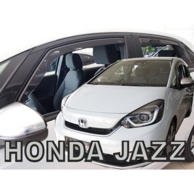 VL Garage - ΑΝΕΜΟΘΡΑΥΣΤΕΣ ΓΙΑ HONDA JAZZ 5D 2019+ ΣΕΤ ΑΥΤΟΚΙΝΗΤΟΥ ΑΠΟ ΕΥΚΑΜΠΤΟ ΦΙΜΕ ΠΛΑΣΤΙΚΟ HEKO - 4 ΤΕΜ. - VL-17175