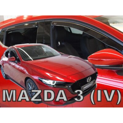 VL Garage - ΑΝΕΜΟΘΡΑΥΣΤΕΣ ΓΙΑ MAZDA 3 5D HB 2019+ ΣΕΤ ΑΥΤΟΚΙΝΗΤΟΥ ΑΠΟ ΕΥΚΑΜΠΤΟ ΦΙΜΕ ΠΛΑΣΤΙΚΟ HEKO - 4 ΤΕΜ. - VL-23176