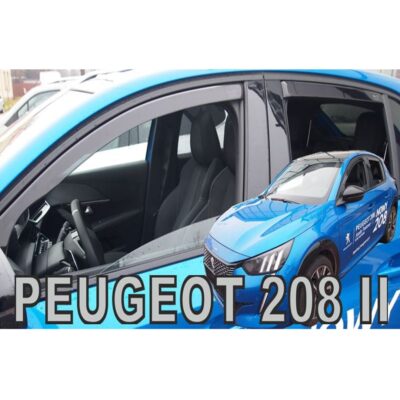 VL Garage - ΑΝΕΜΟΘΡΑΥΣΤΕΣ ΓΙΑ OPEL CORSA F 5D 2019+ / PEUGEOT 208 5D 2019+ ΣΕΤ ΑΥΤΟΚΙΝΗΤΟΥ ΑΠΟ ΕΥΚΑΜΠΤΟ ΦΙΜΕ ΠΛΑΣΤΙΚΟ HEKO - 4 ΤΕΜ. - VL-25406