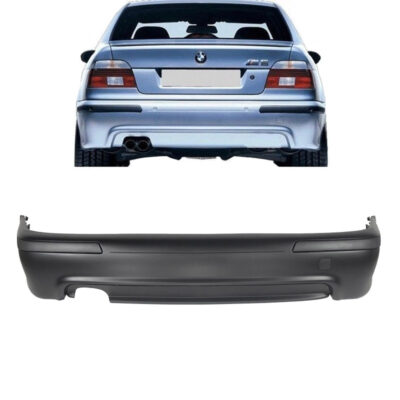 VL Garage - Πισινός Προφυλακτήρας Για Bmw 5 E39 95-03 Sedan M5 Look Με Μονή Εξάτμιση - VL-0008975