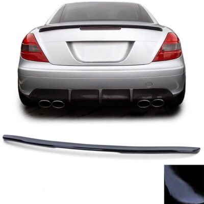 VL Garage - Αεροτομή Πορτ Παγκάζ Για Mercedes-Benz SLK R171 04-10 Amg Look Lipspoiler Από Abs Πλαστικό Βαμμένη Γυαλιστερό Μαύρο - VL-0030338