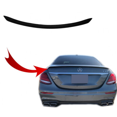 VL Garage - Αεροτομή Πορτ Παγκάζ Για Mercedes-Benz E-Class W213 16+ Πλαστική Μαύρη Ματ - VL-0030878