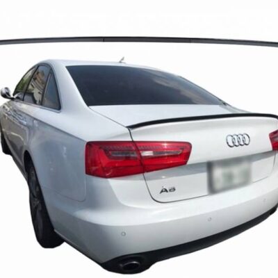 VL Garage - Αεροτομή Πορτ Παγκάζ Για Audi A6 C7 11-18 Μαύρη Γυαλιστερή Από Abs Πλαστικό - VL-0031998