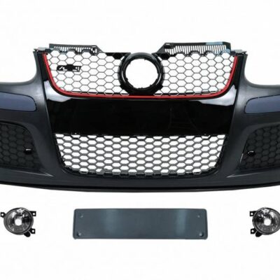 VL Garage - Μπροστινός Προφυλακτήρας Για VW Golf V (5) 03-08 GTI Look Με Μάσκα & Προβολείς Ομίχλης - VL-0032140