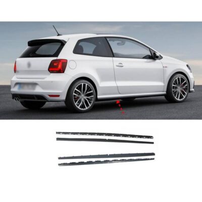 VL Garage - Πλαινά Μασπιέ Για VW Polo 6R 09-17 WRC Look Από Abs Πλαστικό 2 Τεμάχια - VL-0032183