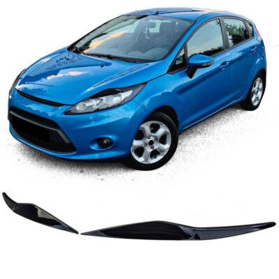 VL Garage - Φρυδάκια Μπροστινών Φαναριών Για Ford Fiesta 08-12 Evil Eye Μαύρο Γυαλιστερό 2 Τεμάχια - VL-0032408