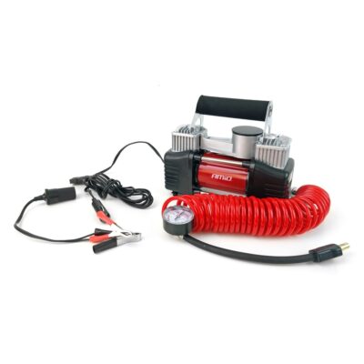 VL Garage - ΚΟΜΠΡΕΣΕΡ ΑΕΡΑ ΕΛΑΣΤΙΚΩΝ ΜΕΤΑΛΛΙΚΟ 12V 150psi 10bar ΜΕ ΦΙΣ ΑΝΑΠΤΗΡΑ ΚΑΙ ΚΑΛΩΔΙΟ AMiO – 1 ΤΕΜ. - VL-01136