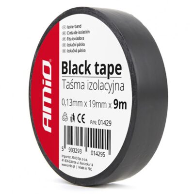 VL Garage - ΜΟΝΩΤΙΚΗ ΤΑΙΝΙΑ ΜΑΥΡΗ 19MM - 9M AMiO - 1 ΤΕΜ. - VL-01429