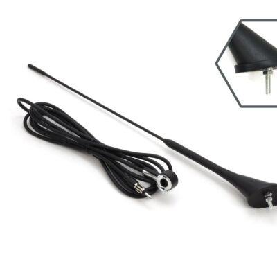 VL Garage - ΚΕΡΑΙΑ ΟΡΟΦΗΣ ΜΑΥΡΗ 40cm Φ5mm ΜΕ ΚΑΛΩΔΙΟ 3m - VL-01507/AM