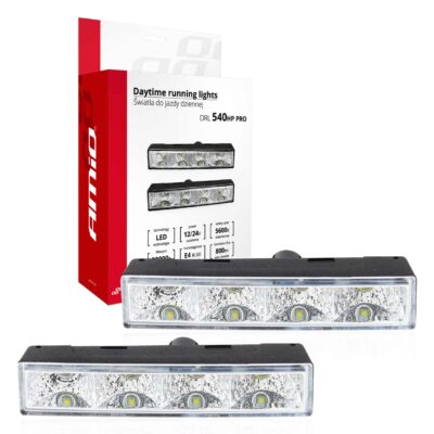 VL Garage - ΦΩΤΑ ΗΜΕΡΑΣ DRL 540HP PRO 12/24V 6W 4xSMD LED 800lm 125x24x50>30mm 2ΤΕΜ - VL-01528/AM
