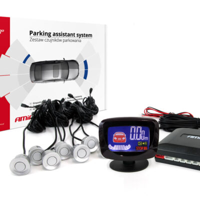 VL Garage - ΣΥΣΤΗΜΑ ΠΑΡΚΑΡΙΣΜΑΤΟΣ 12V ΜΕ 8 ΑΙΣΘΗΤΗΡΕΣ (ΑΣΗΜΙ) 22 mm ΚΑΙ ΟΘΟΝΗ LED-GRAF AMIO - 1 ΤΕΜ. - VL-01597