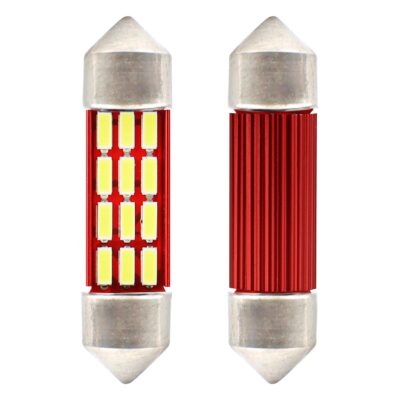 VL Garage - ΛΑΜΠΑΚΙΑ ΠΛΑΦΟΝΙΕΡΑΣ 39mm 12V 5.600K 16xSMD 4014 LED CAN-BUS AMIO - 2 ΤΕΜ. - VL-01633