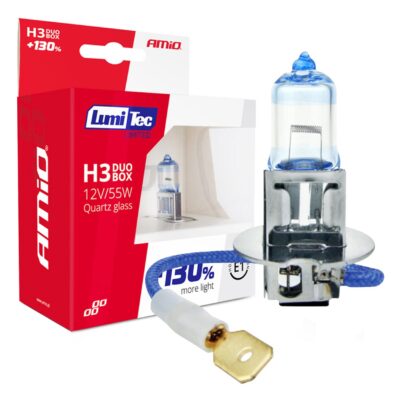 VL Garage - H3 12V 55W PK22s LUMITEC LIMITED +130% UP TO 40m AMIO - 2 ΤΕΜ. - VL-02102