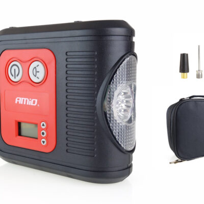 VL Garage - ΚΟΜΠΡΕΣΕΡ ΑΕΡΑ ΕΛΑΣΤΙΚΩΝ ΨΗΦΙΑΚΟ 12V 150psi 10bar ΜΕ LED ΦΑΚΟ & ΚΑΛΩΔΙΟ 300cm - VL-02380