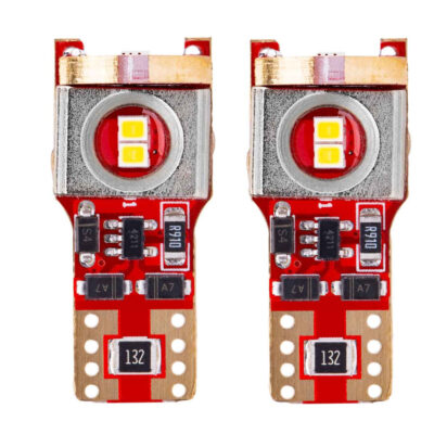 VL Garage - T10 W5W 12/24V LED 6xSMD 2016 CAN-BUS ΛΕΥΚΟ ΑΜΙΟ - 2 ΤΕΜ. - VL-02802