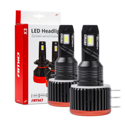 VL Garage - ΛΑΜΠΕΣ LED H15 9-16V 90W 6.500K 9900lm CANBUS ΜΕ ΑΝΕΜΙΣΤΗΡΑΚΙ X3 SERIES AMIO - 2ΤΕΜ. - VL-03309