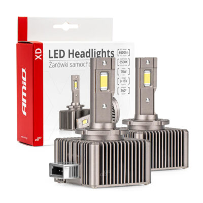 VL Garage - ΛΑΜΠΕΣ LED ΜΕ ΨΥΚΤΡΑ D1S/D1R 9-16V 70W 6.500K 8600lm XD SERIES AMIO - 2 ΤΕΜ. - VL-03310